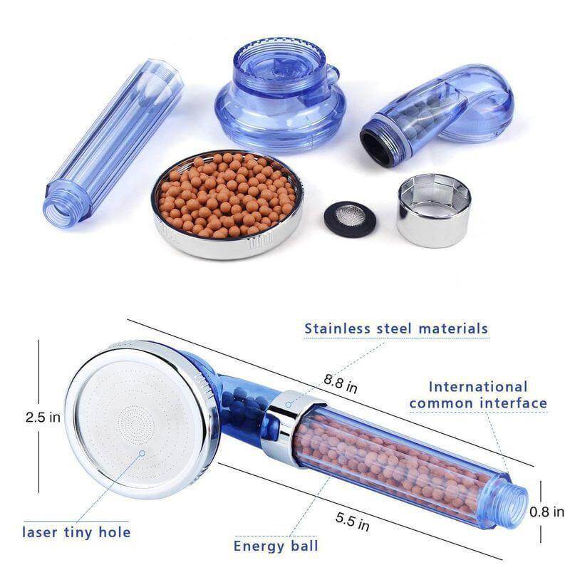 Universal Ion High-Pressure Water Saving Shower Head - Image 2