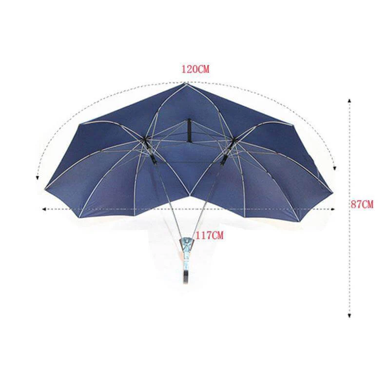 Automatic Lover Couples Two People Umbrella - Image 3