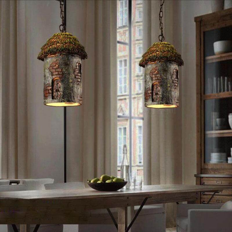 Retro Tree House Hanging Lamp - Image 3