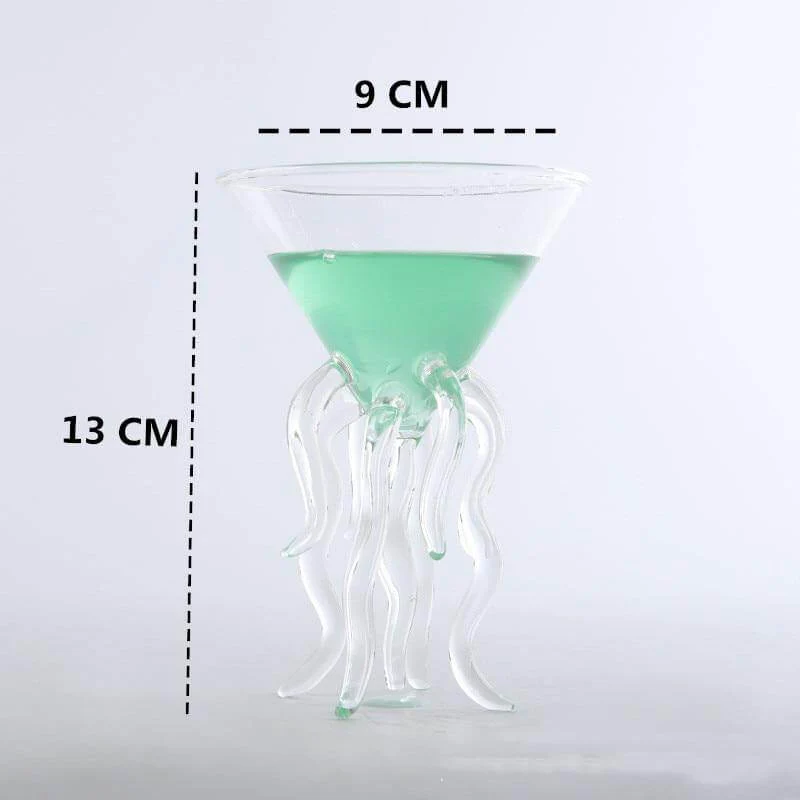 Creative Octopus Cocktail Glass - Image 2