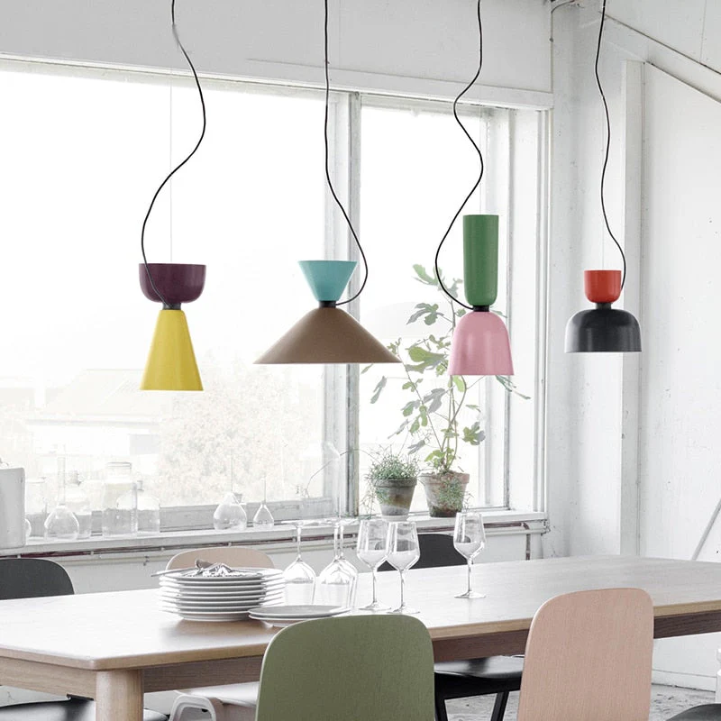 Nordic Modern Colorful Pendant Lamps - Image 1