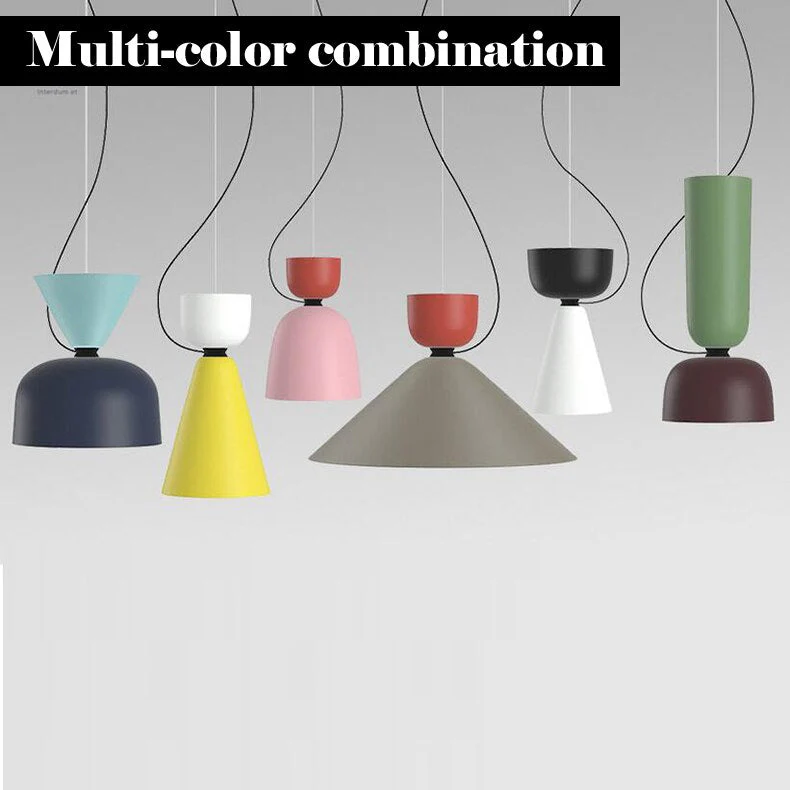 Nordic Modern Colorful Pendant Lamps - Image 2