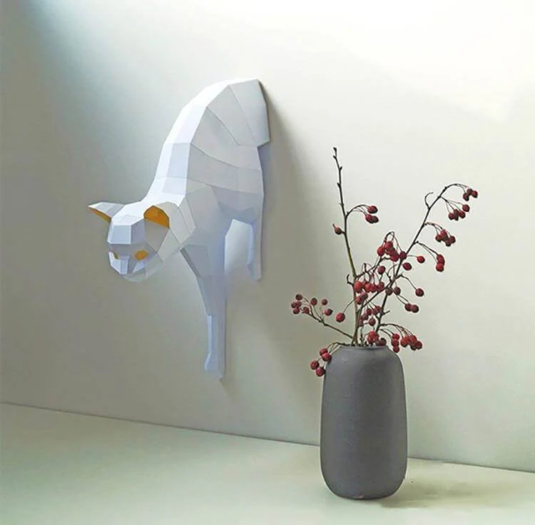 Nordic Handmade Cat Home Decor - Image 3