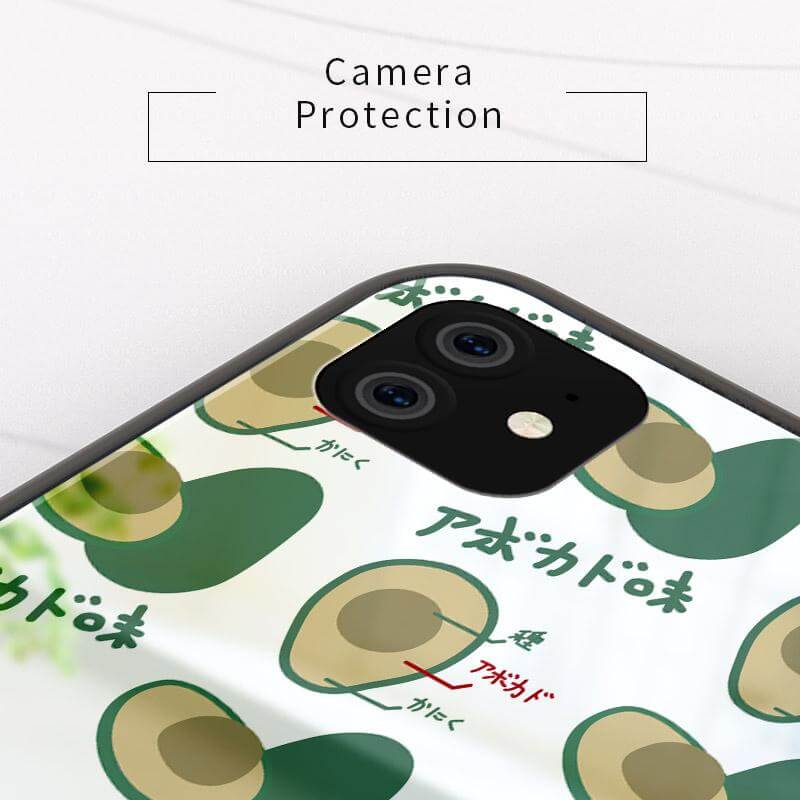 Tempered Glass Avocado iPhone 11 Cases - Image 2