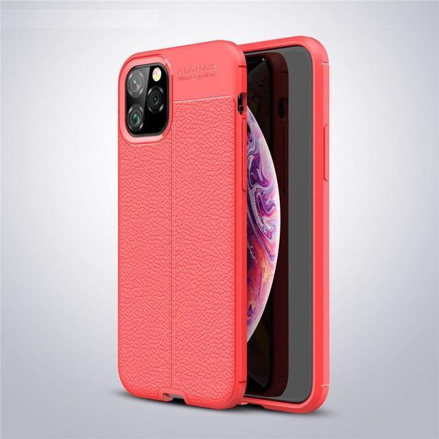 Business Style Leather iPhone 11 Case - Image 2