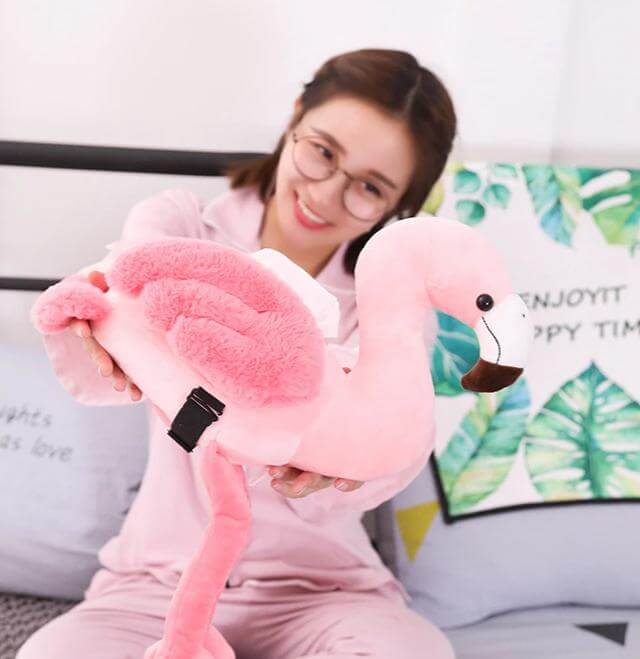 Flamingo Pink Bird Tissue Box - Image 3