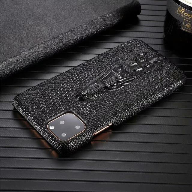 3D Snake Pattern Leather Iphone Cases - Image 3