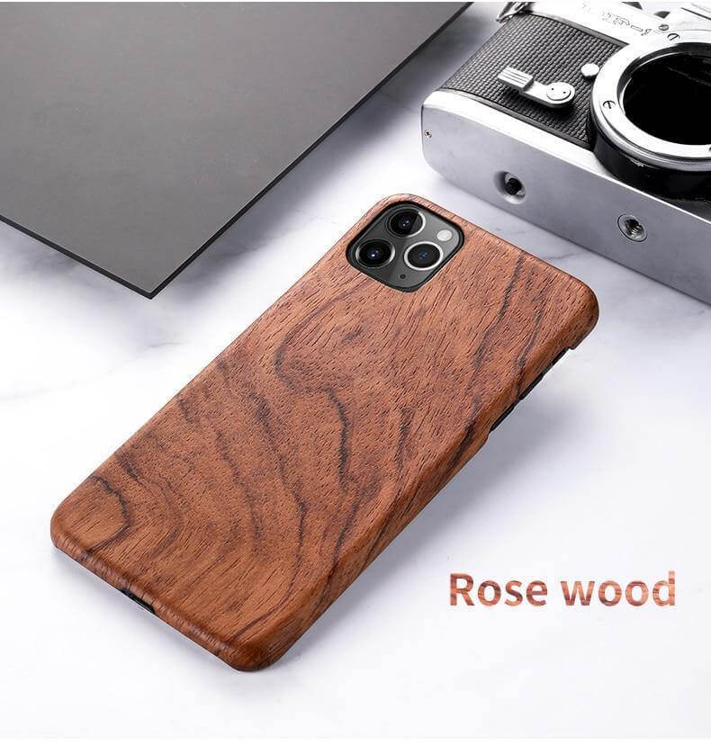 Luxury Real Walnut Wood iPhone Cases - Image 2