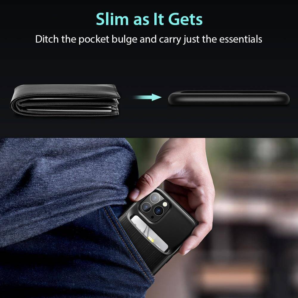 Business Style Protective iPhone Case with Cardholder - Image 3
