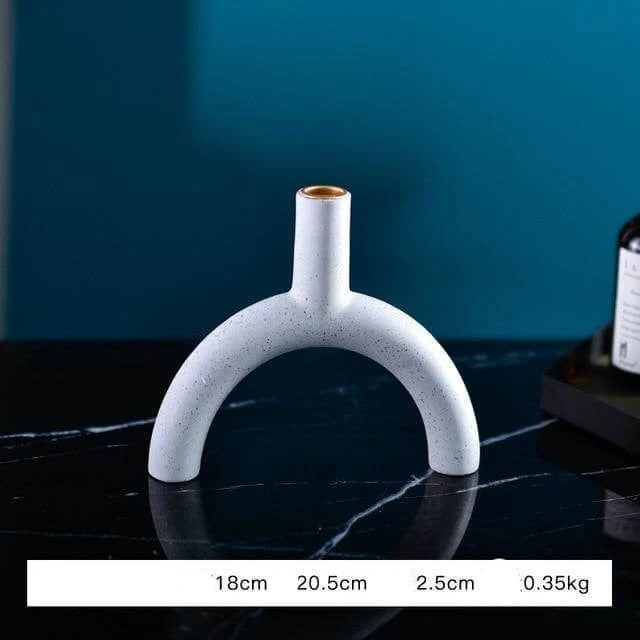 Colorful Abstract Candle Holder - Image 3