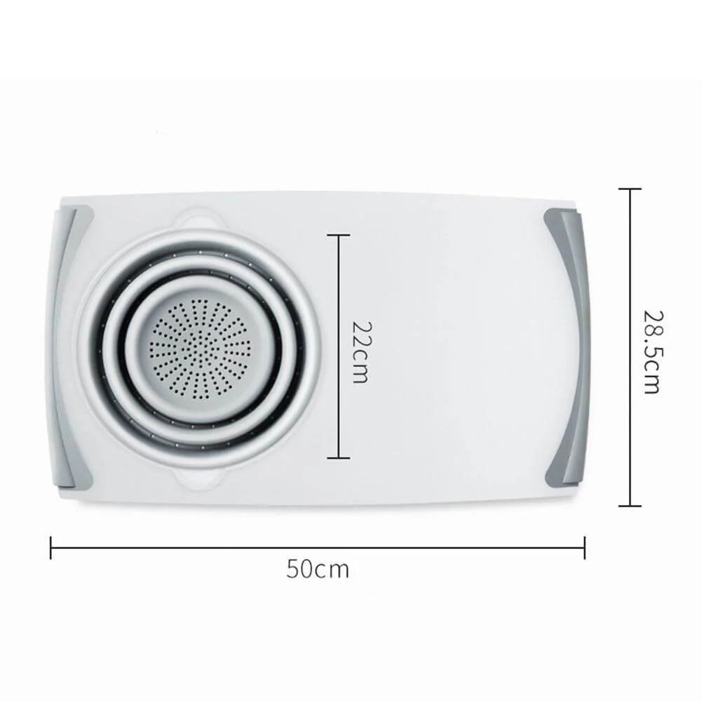 Multifunctional Ultimate 3 in 1 Cutting Board with Drain Basket - Image 3