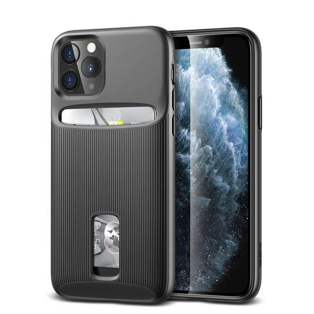 Business Style Protective iPhone Case with Cardholder - Image 2