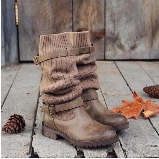 Sock Winter Women Shoes - Image 3