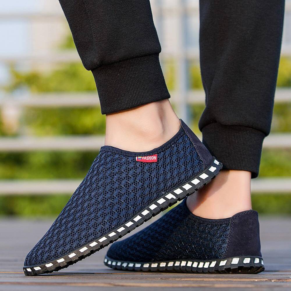 Breathable Knit Classic Men Shoes - Image 3