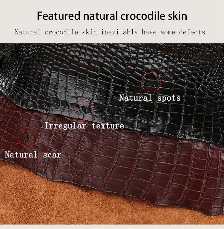Luxury Real Crocodile Leather Case For Iphone Models - Image 3
