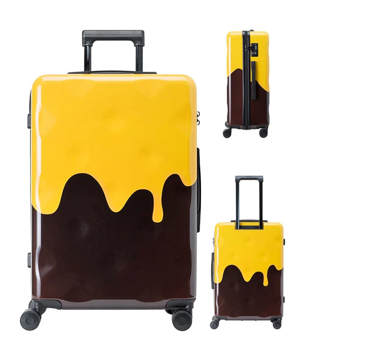 Melting Cheese Creative Travel Suitcase - Image 2