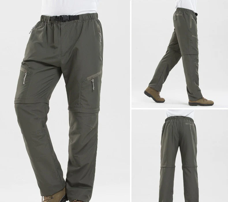 Outdoor Military Style Convertible Hiking Pants - Image 3