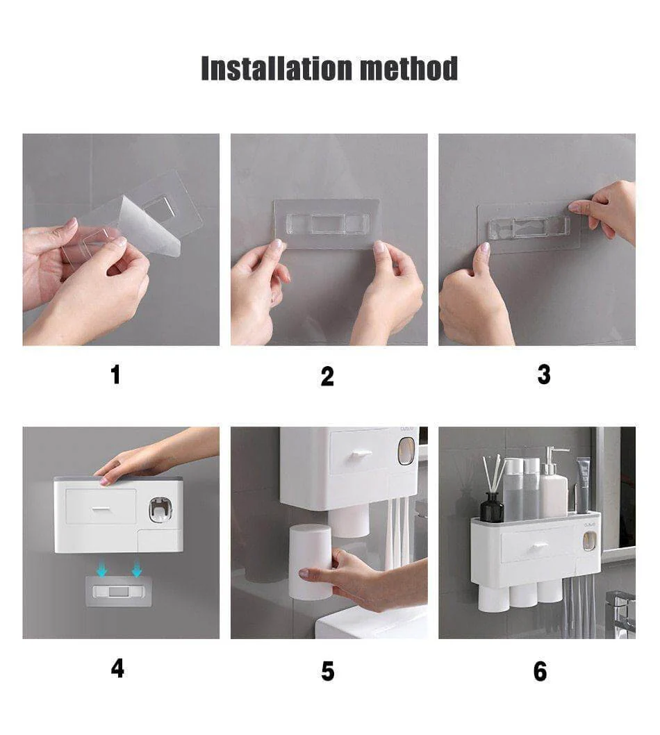 Wall-Mounted Magnetic Bathroom Organizer - Image 3