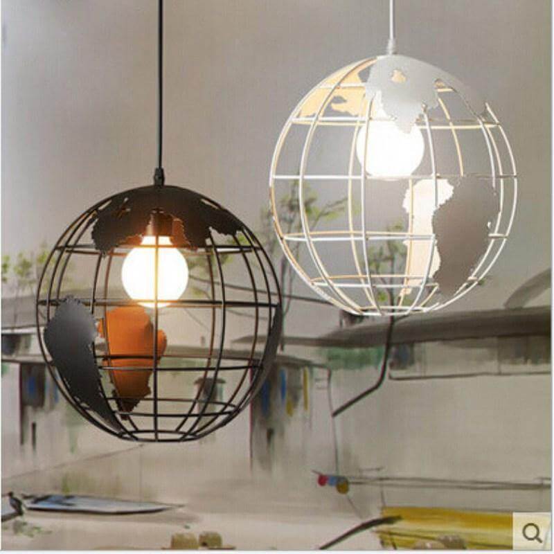 Nordic Globe Retro Lamp - Image 2