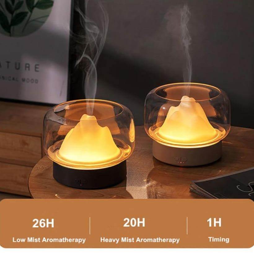 Moutain View Essential Oil Aromatherapy Diffuser Lamp - Image 1