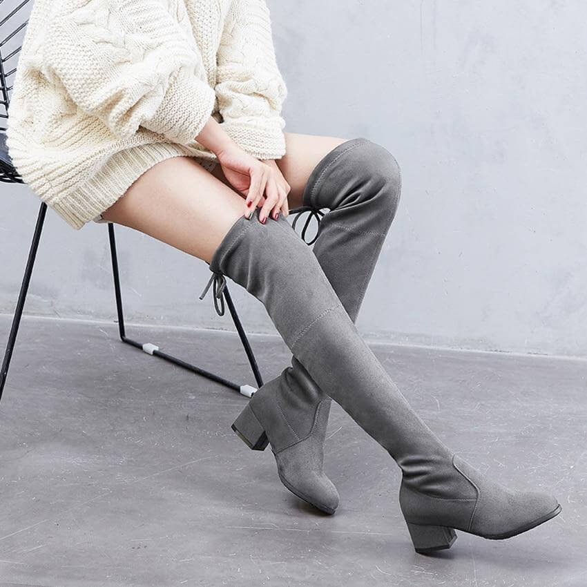 Fashion Over the Knee High Boots - Image 1