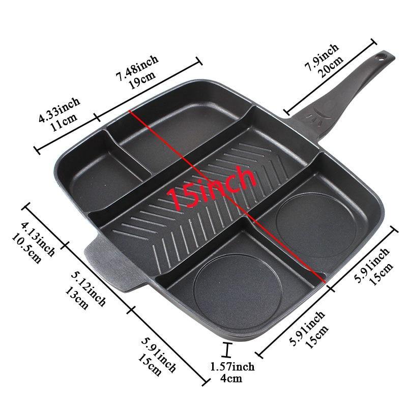 5in1 Non-Stick Multi Grill Pan - Image 3