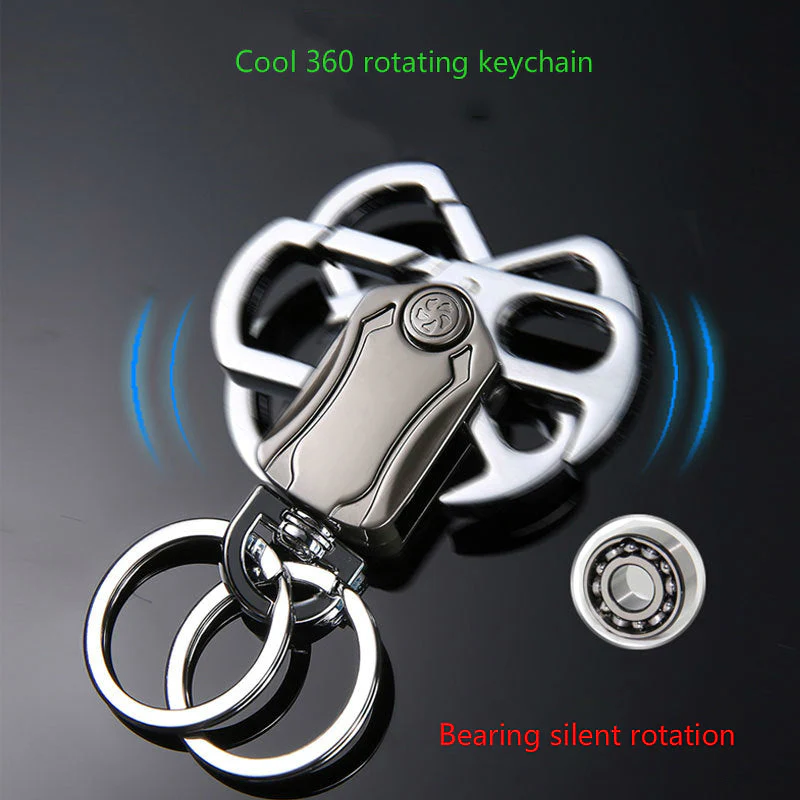 Multifunctional 360 Rotating Car Keychain - Image 2