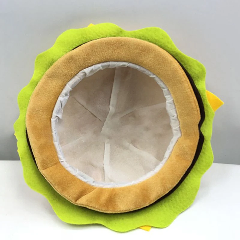 Funny Soft Creative Hamburger Hat - Image 3
