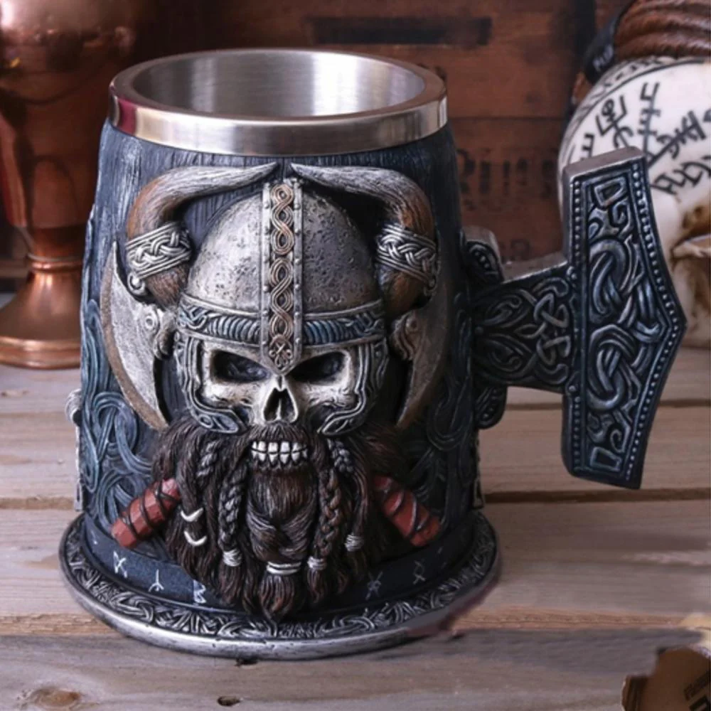 Creative Ancient Viking Style Mug - Image 1