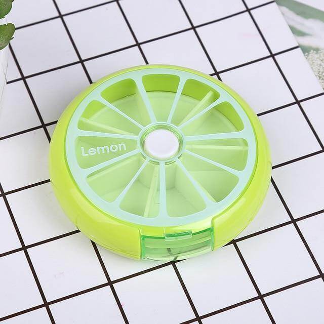 2pcs Weekly Rotating Pill Box Organizer - Image 3