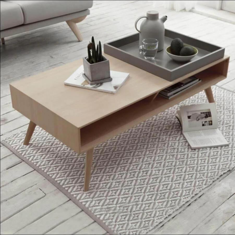 Stylish New Century Mavi's Modern Coffee Table - Image 2