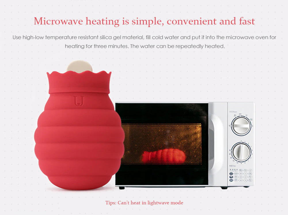 Microwave Safe Simple Hot Water Bag - Image 2