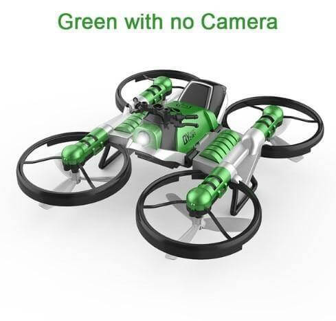 2in1 Folding Motorbike Aerial Land-Air RC Drone - Image 2