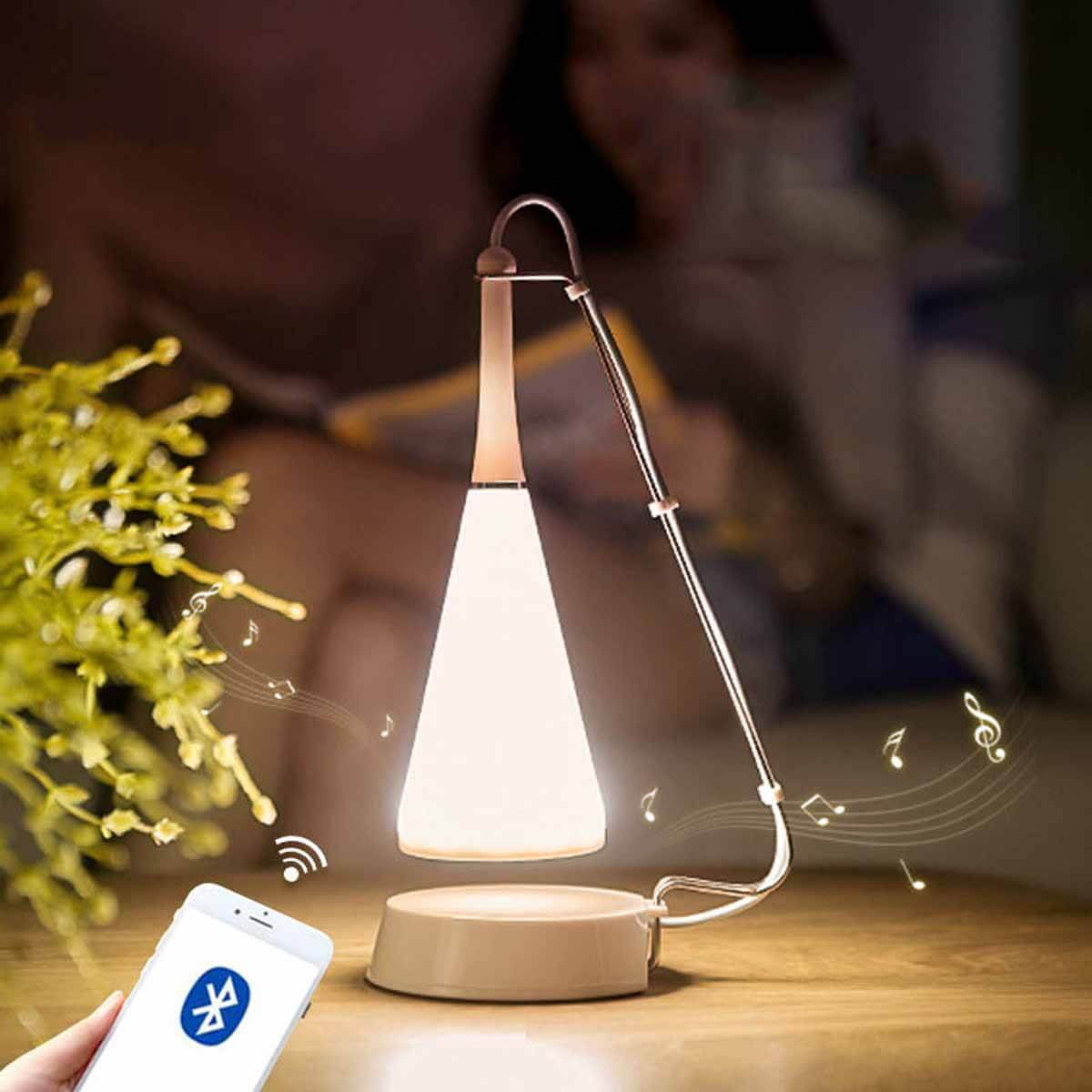 Touch Dimmer Chargeable Bluetooth Speaker Night Lamp - Image 1