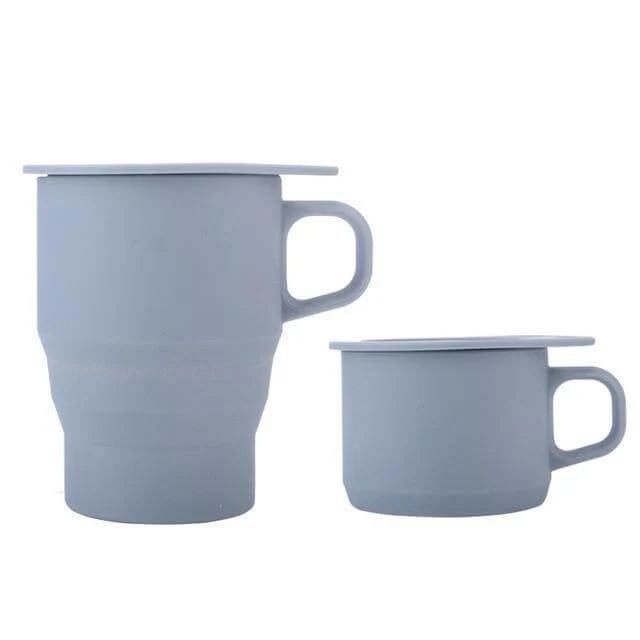 Earth-Friendly Reusable Creative Silicone Foldable Mug - Image 2