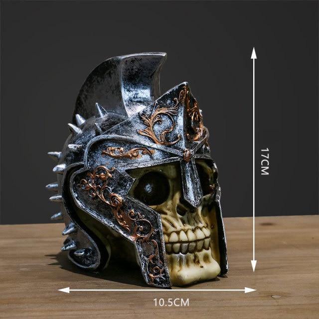 Skull Resin Skeleton Army Figurine Halloween Decoration - Image 3