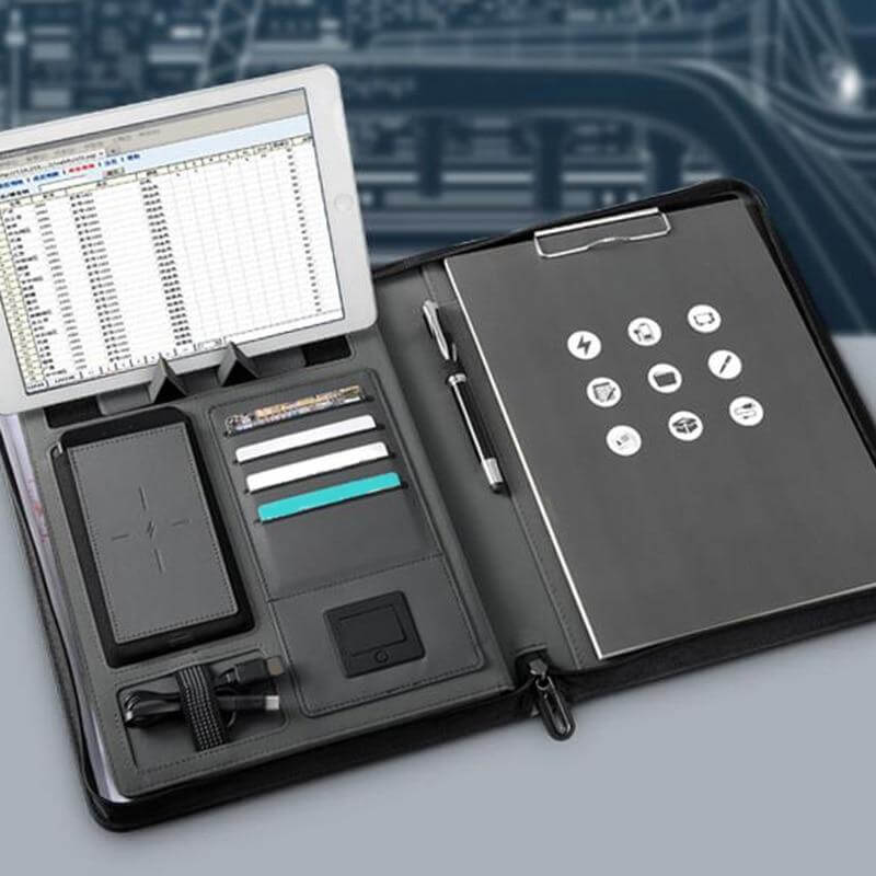 Business Manager Multifunctional Wireless Charging Notebook - Image 2