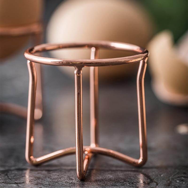 3pcs Elegant Metal Egg Holder - Image 2
