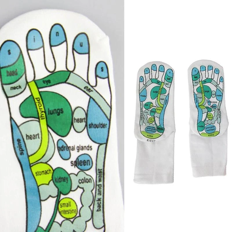 Reflexology Foot Massage Map Socks - Image 2