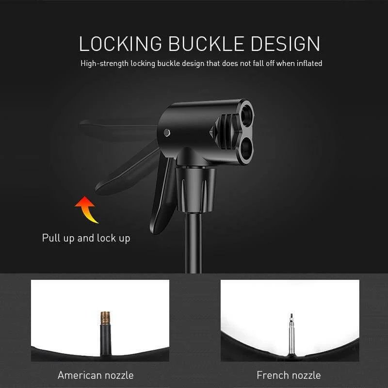 Portable Easy Bike Air Inflator Pedal Pump - Image 3