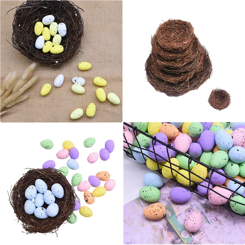 Bird's Nest Foam Decoration for Easter Eggs - Image 3
