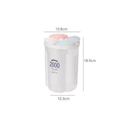 Kitchen Transparent Flower Sealed Storage Tank - Image 2