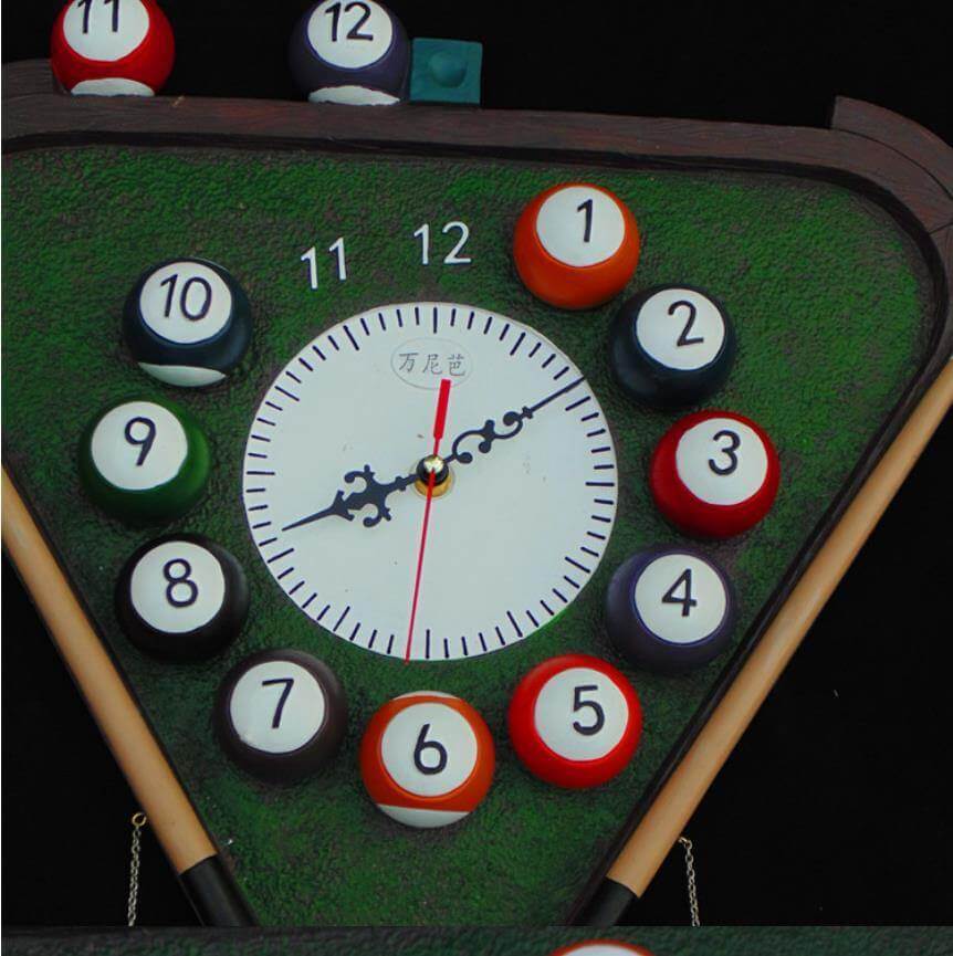 Modern Pool Wall Clock - Image 3
