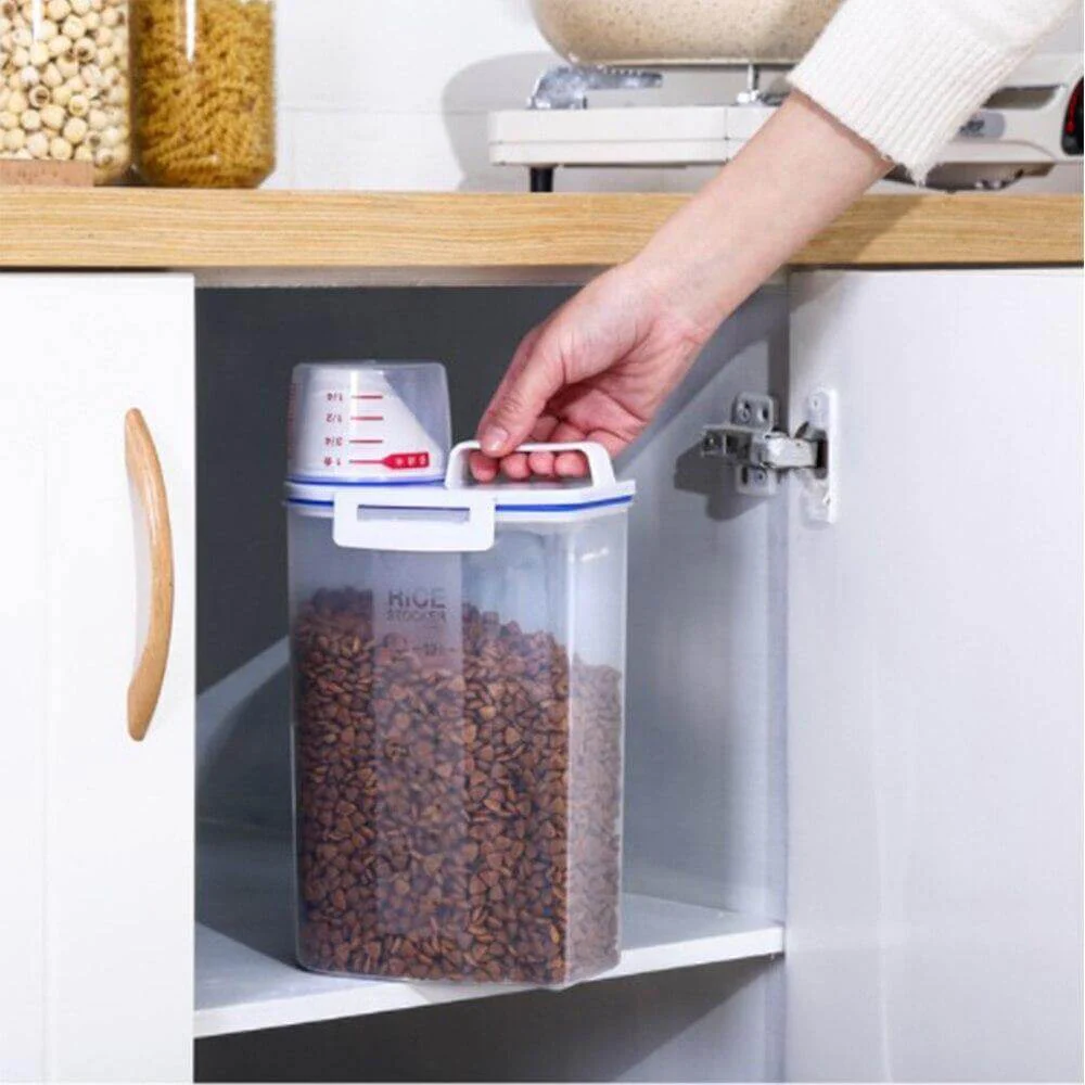 Durable Transparent Pet Food Container - Image 3