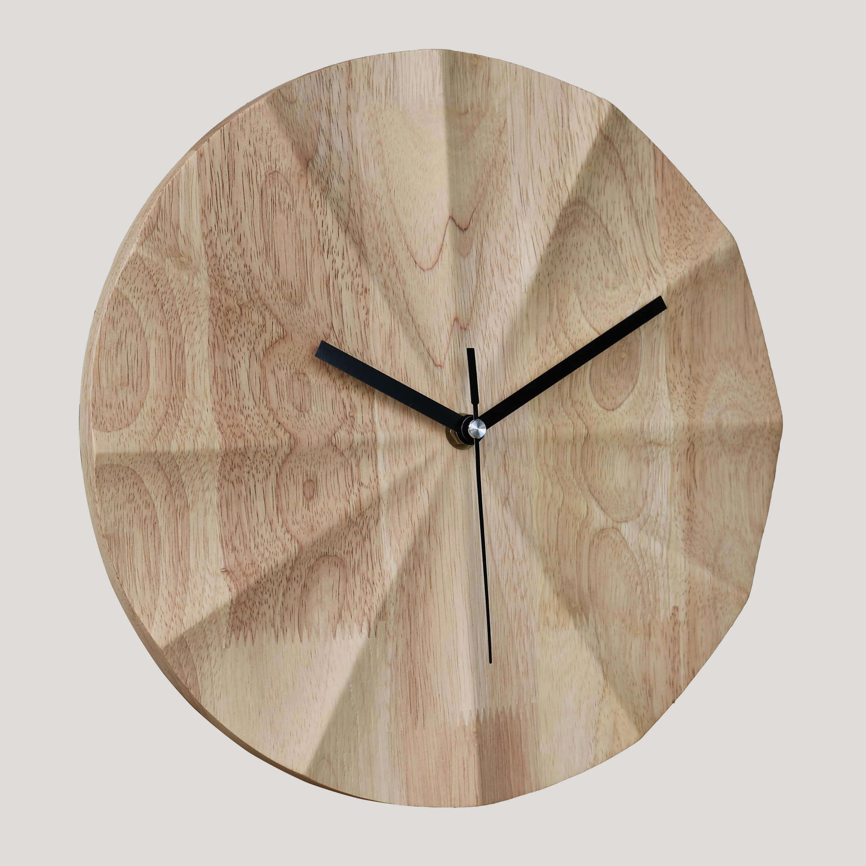 Nordic Wooden Street Fashion Wall Clock - Image 2