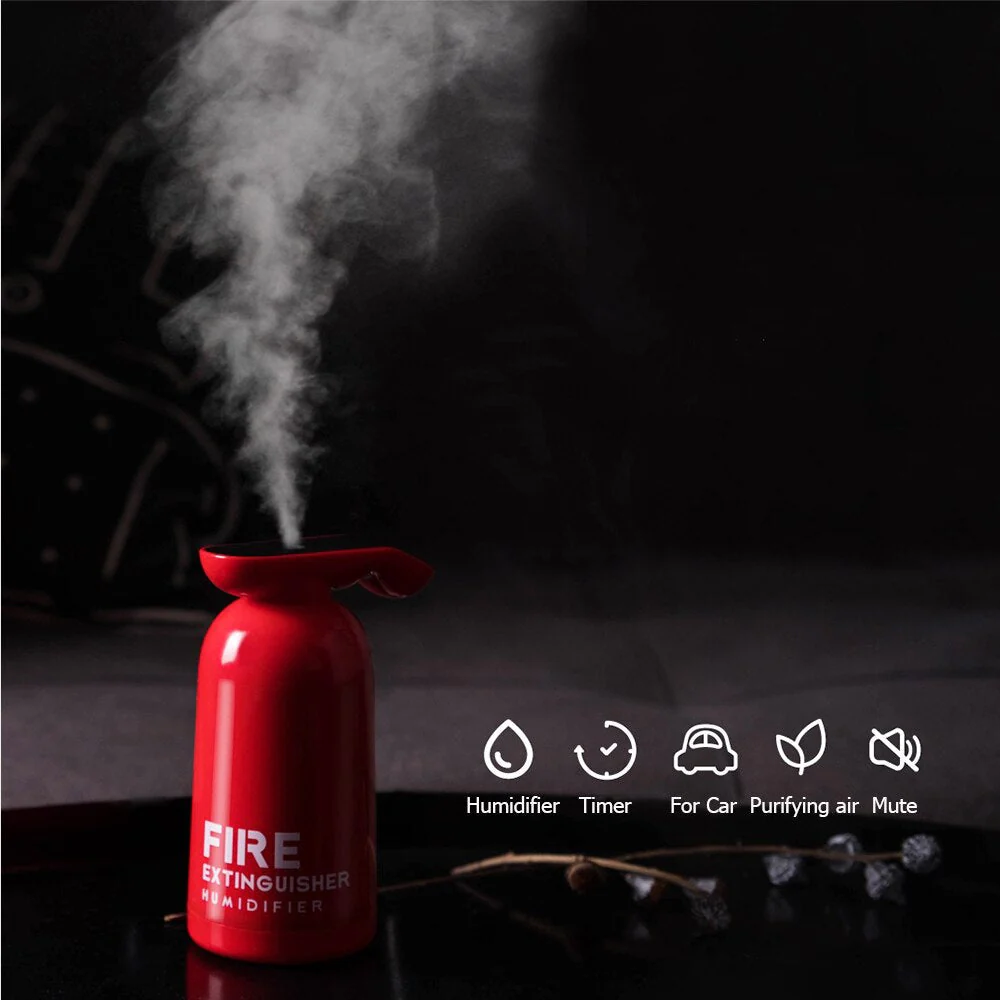 Creative Mini Fire Extinguisher Air Humidifier - Image 2