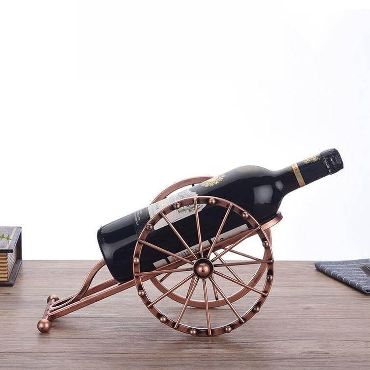 Antique Cannon Wine Bottle Holder - Image 3