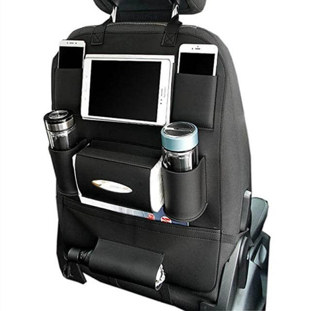 Car Leather Back Seat Organizer - Image 3