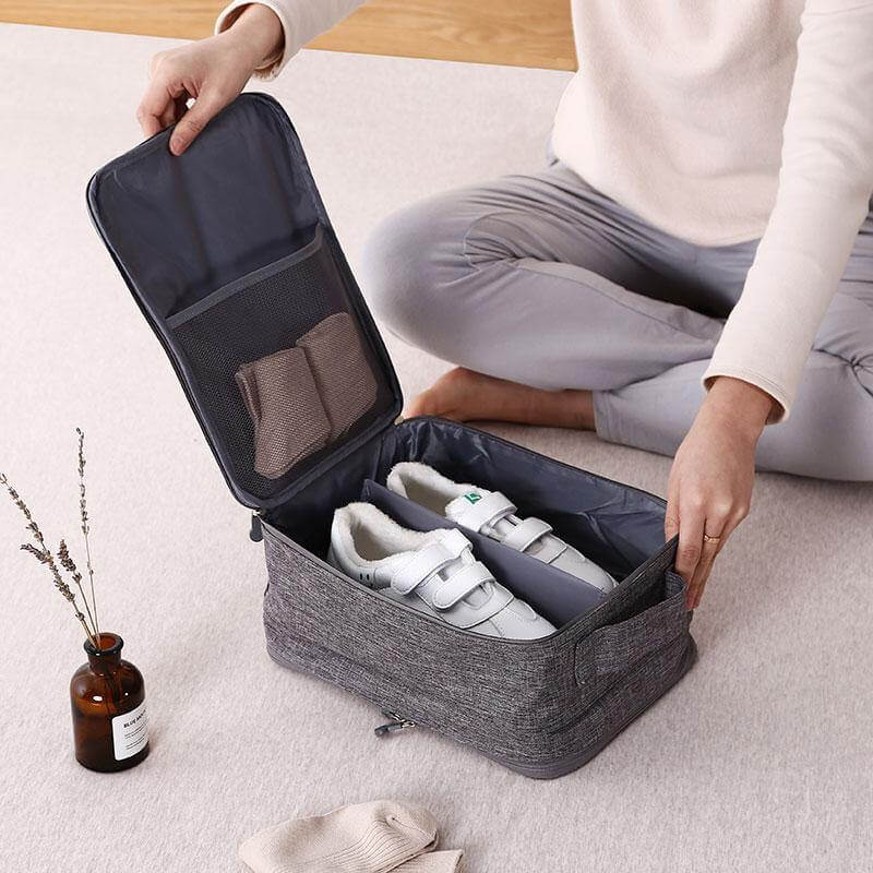 Portable Travel Shoe Clothes Storage Organizer Bag - Image 2