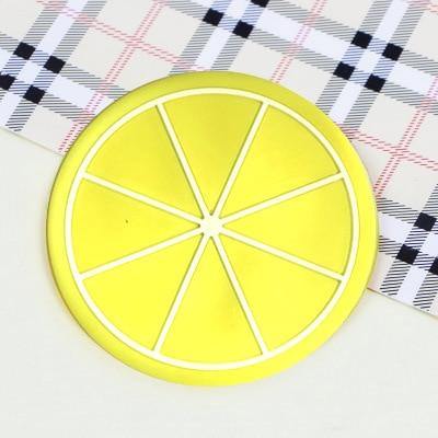 5pcs Silicon Custom Fruit Coasters - Image 2